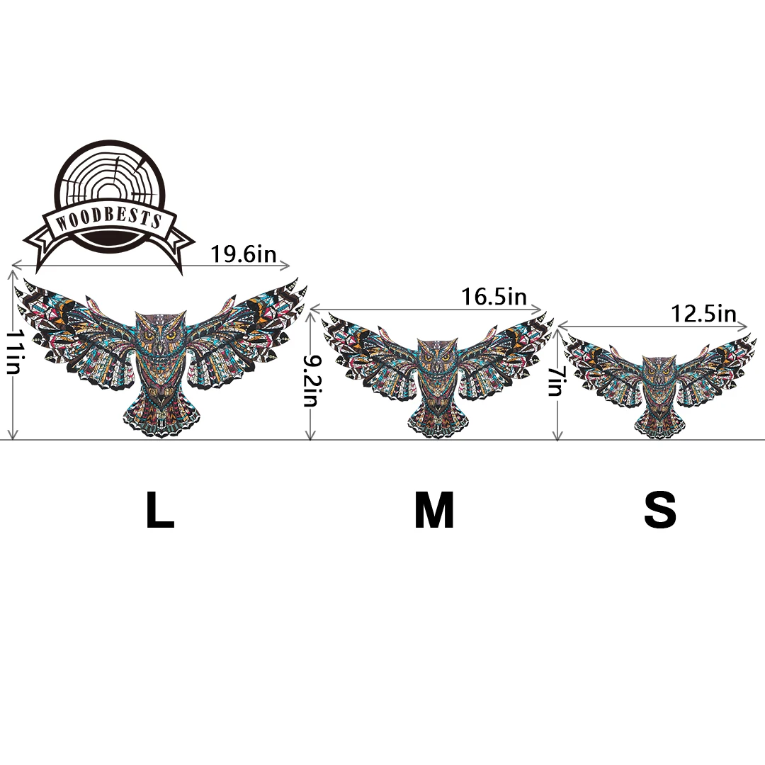 371pcs Cube shape  jigsaw custom puzzle 3D WISE OWL wooden puzzle kids wooden 3d puzzle jigsaw