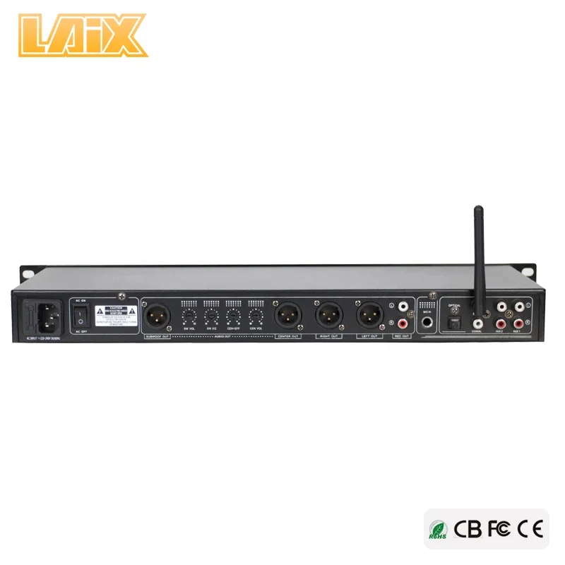  Laix LX-T8 Цифровой караоке-процессор студийный мастер-миксер со звуком Профессиональная музыка для диджея реверберация эффекты