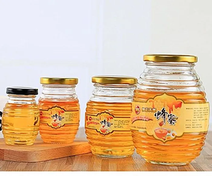 100ml 250ml 500ml 1000ml Glass Skep Jar Honey Jar Glass Honey Bottles Design Style Modern