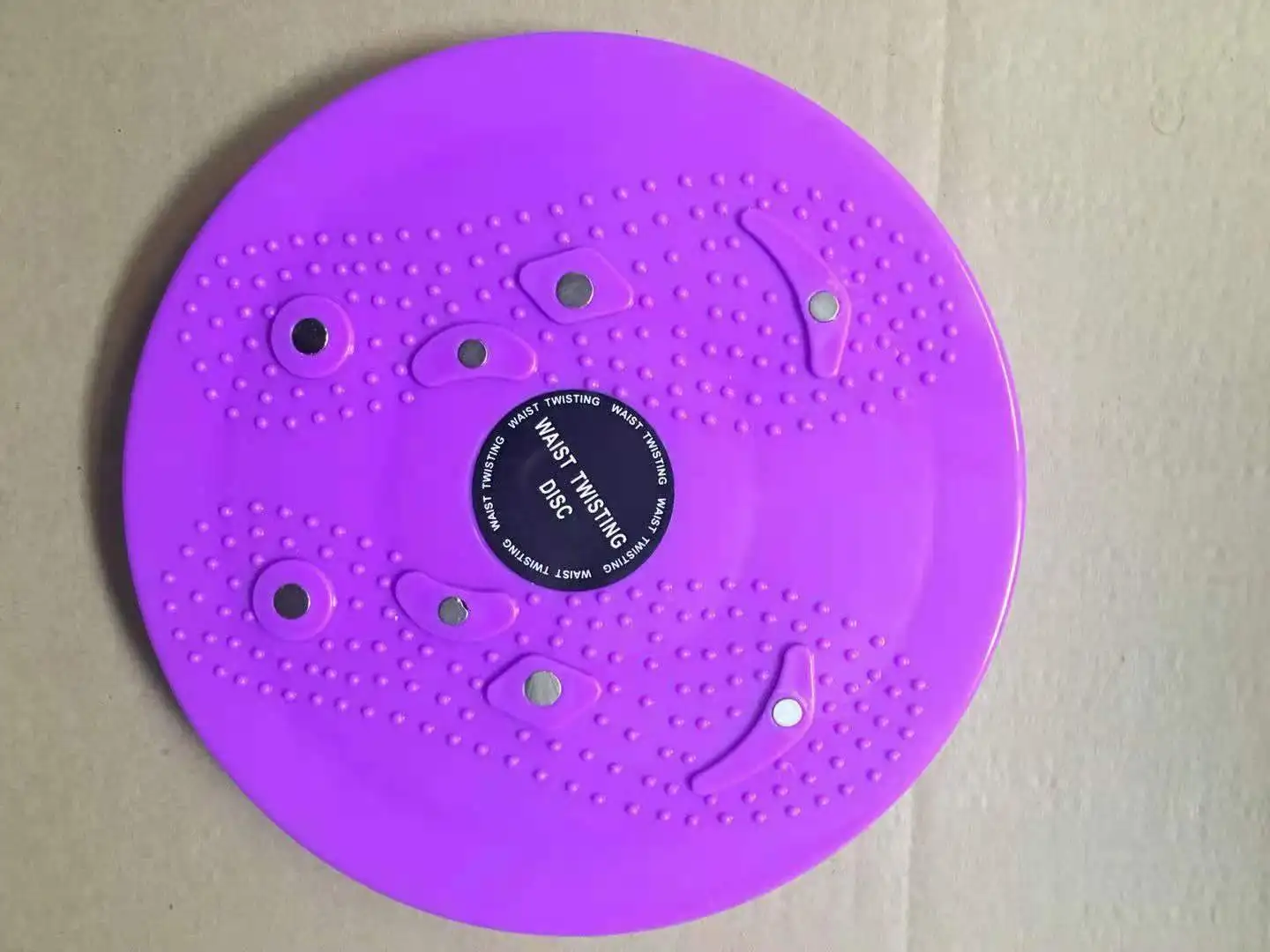 hot sale waist twisting disc blue and yellow pp waist twist foot disc home training 360 rotation twisting disc for women men