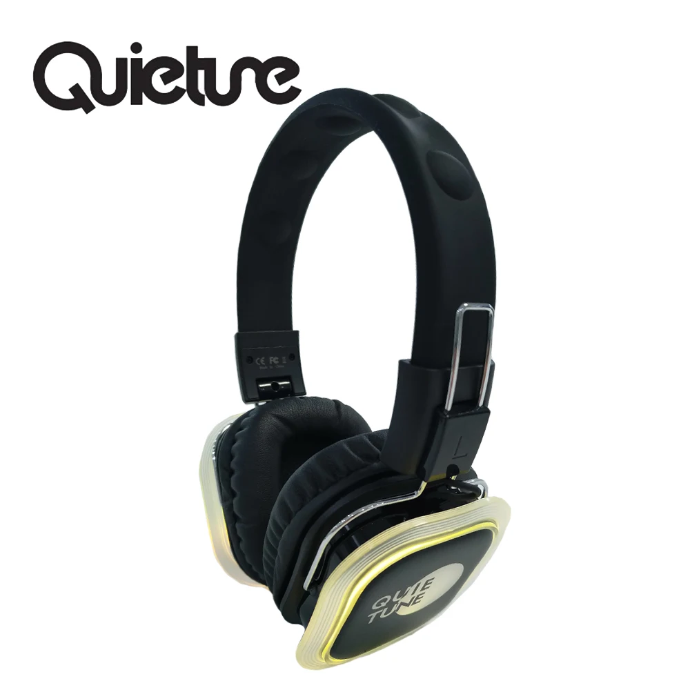 F39 HIFI Parties  Wireless Silent Disco Headphones with 3 or more Channels and LED Light within 500m Control Range