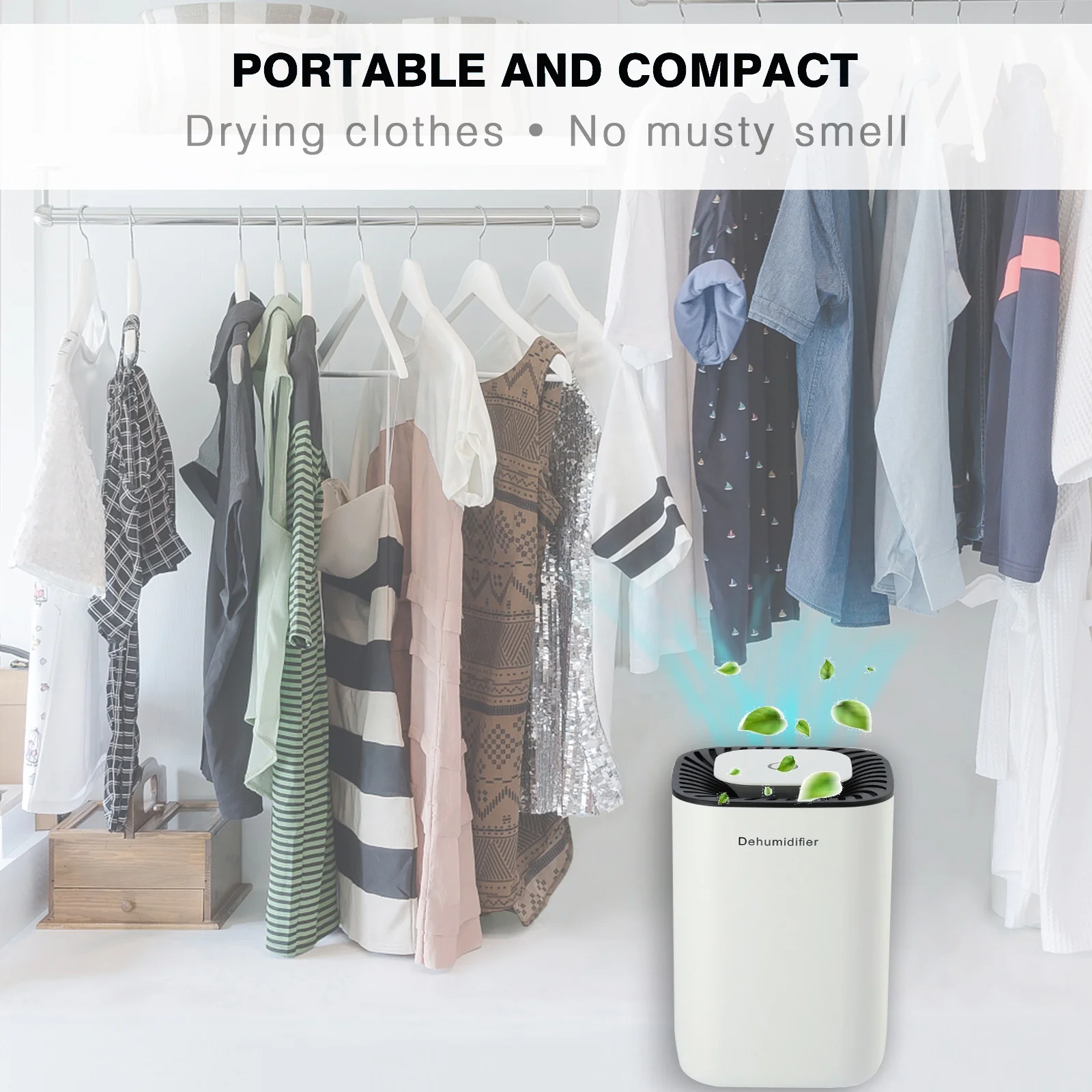 wholesale factory price Smart Portable Mini Small  Desk Wardrobe Deshumificador Household Home Room Air Dehumidifiers