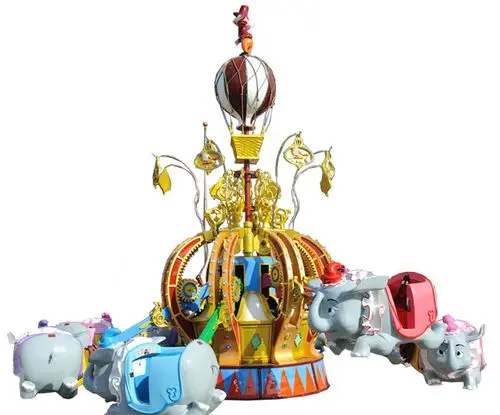 Best Popular! Carnival Rides Sale Flying Elephant/China Theme Park Equipment Divine Dumbo Rides for sale