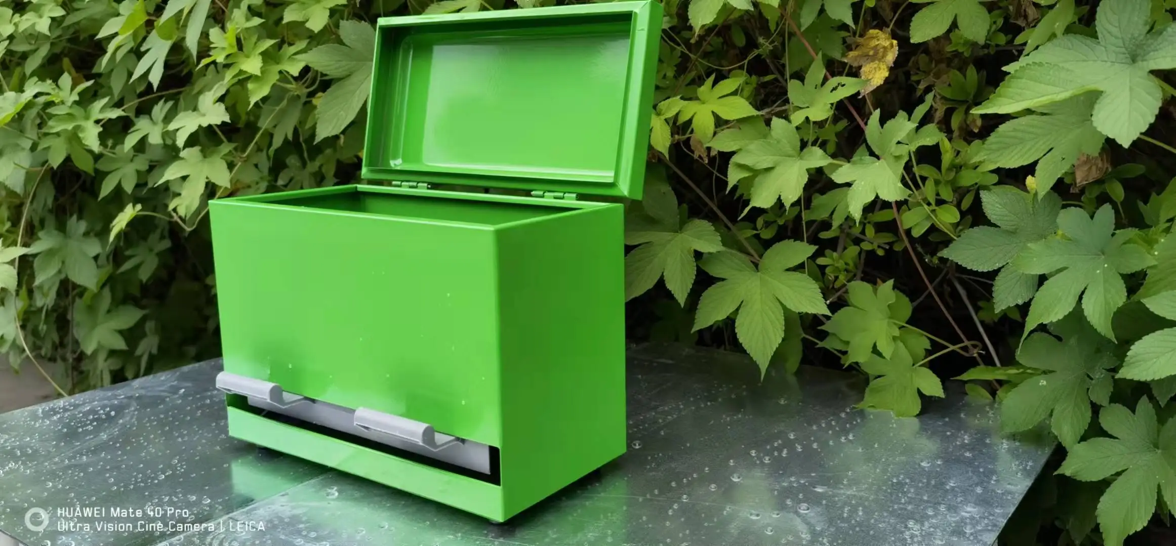 Green stainless steel pencil  dispenser and straw dispenser  for hot sale