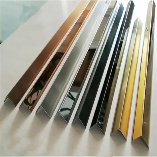 LC TT Payment polished t shmetal flexible stainless steel tile edge trim corners