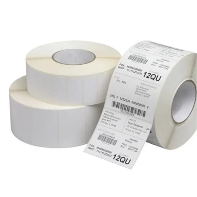 Jinya Multiple-proof Direct Thermal Label Paper Roll Hot Melt Adhesive Plasticizer Resistance Thermal Sticker Paper