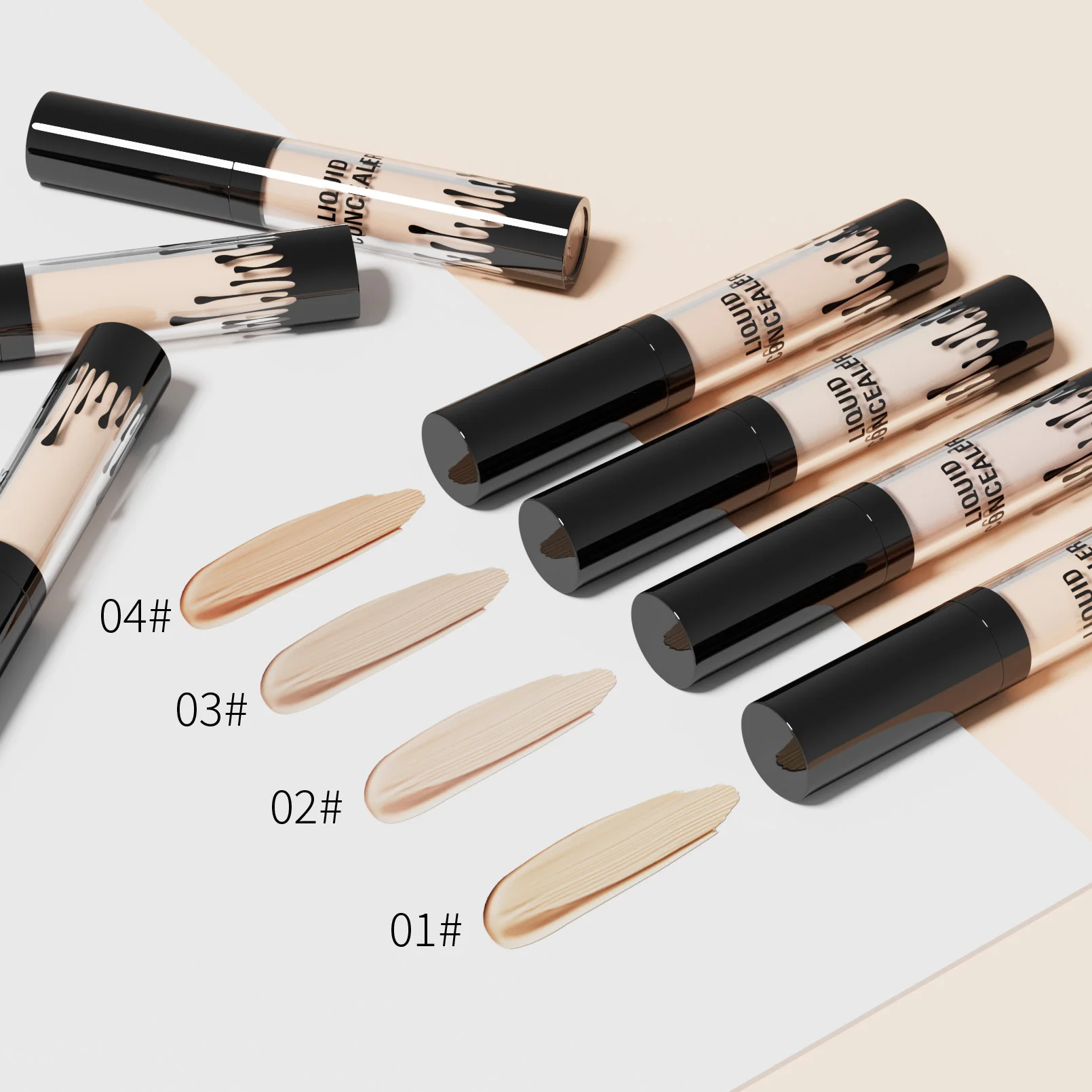 Waterproof Liquid Foundation Makeup Face Base High Coverage Concealer Cream Foundation Wholesale