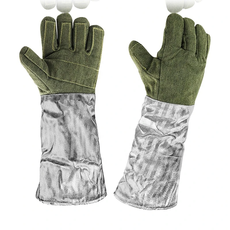 Swelder Good quality outdoor heat resistant 1000 degree temperature welding working gloves for worker