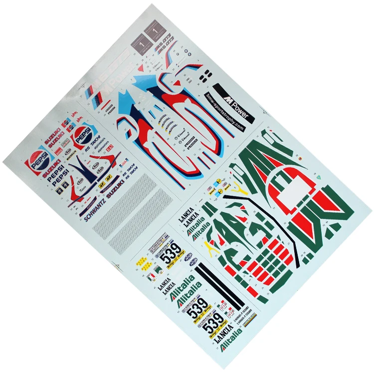 Top Quality Factory Price Custom Water Slide Transfer Stickers