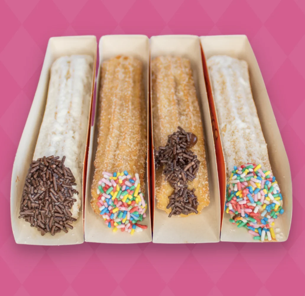 Custom Good Quality Disposable Oil Proof Pancake Cone Holder Packaging Hot Churros Box