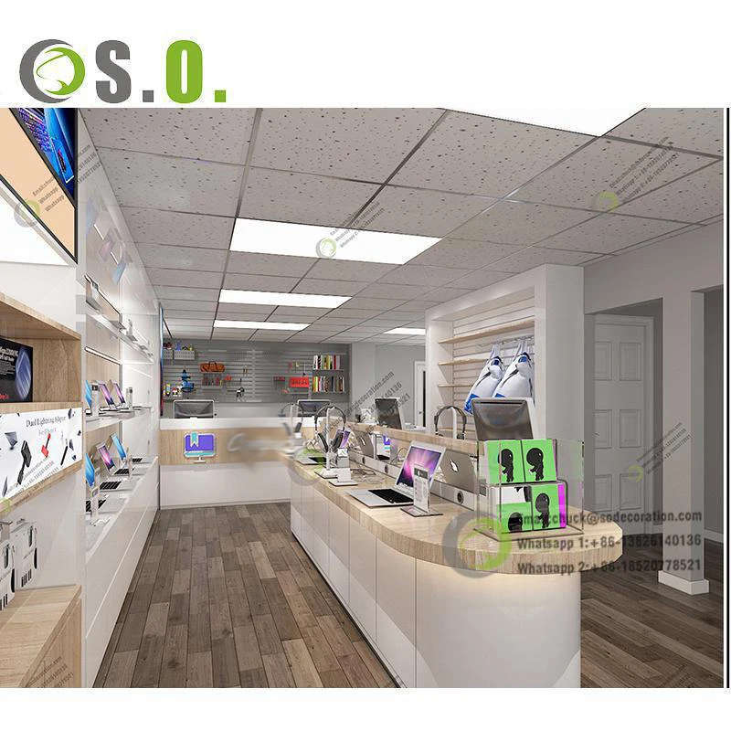 Mobile Phone Accessories Data Counter Digital Display Rack Mobile Phone Accessories Display Counter