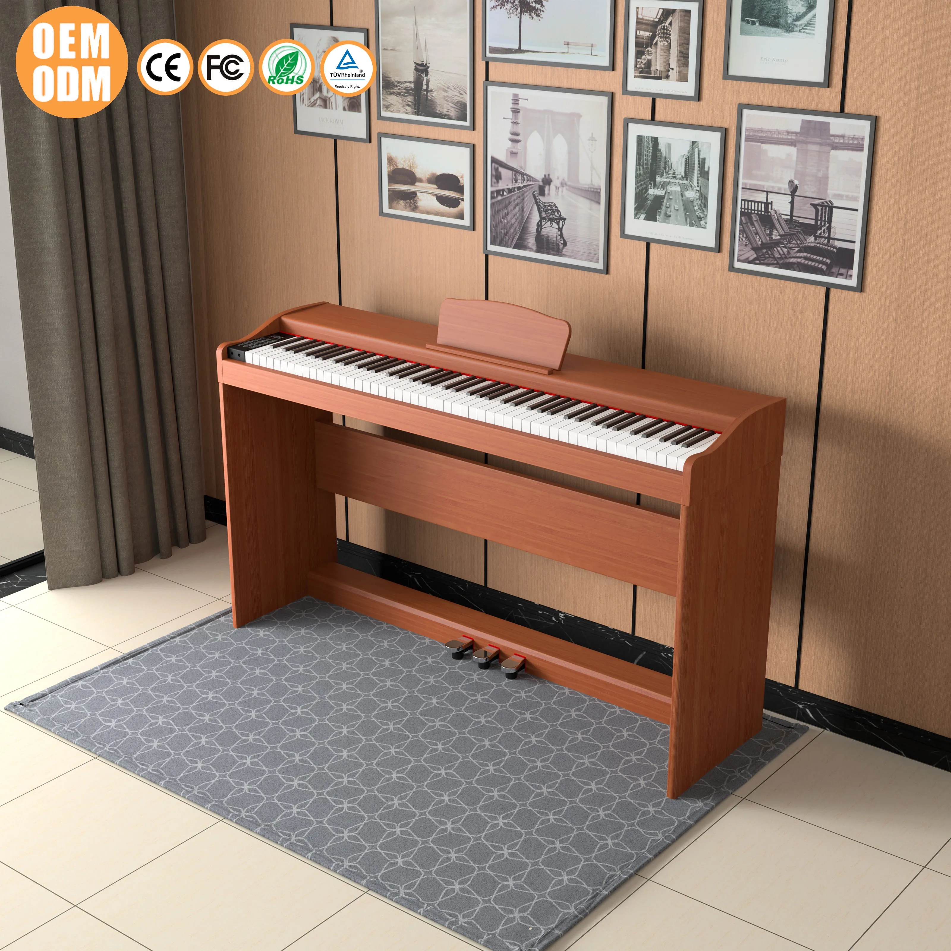 LeGemCharr piano keyboard digital piano china pedals piano keyboard 88 key