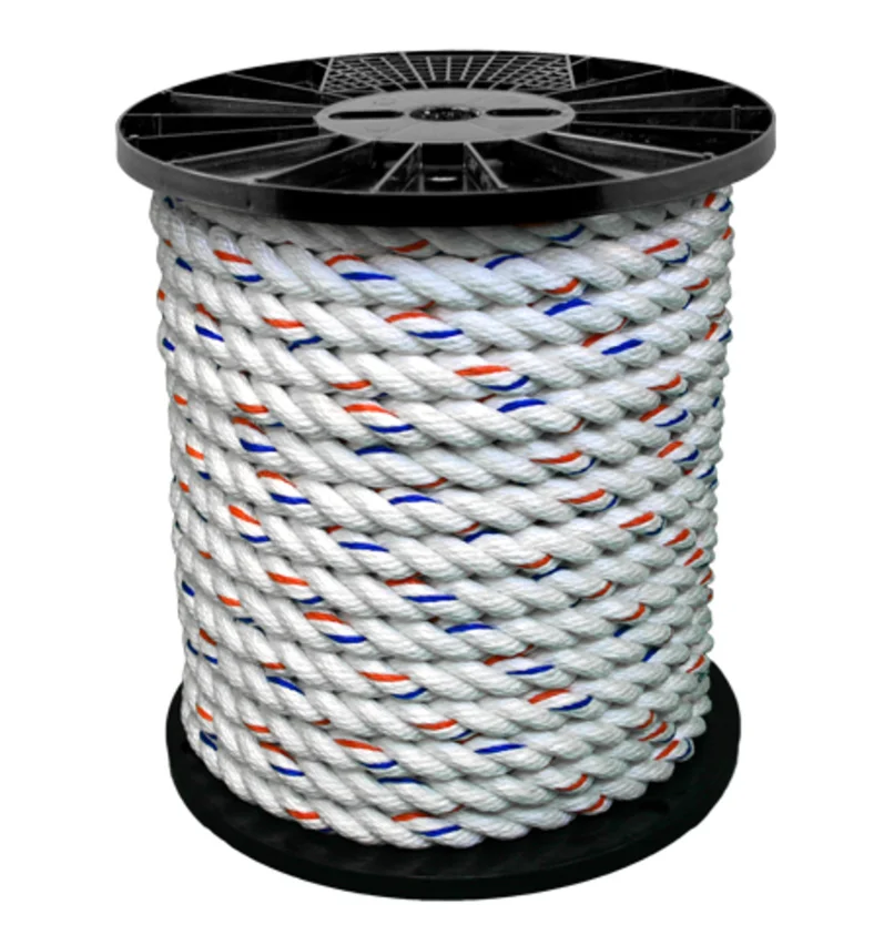 3 Strand Twist PP Rope Polypropylene Plastic Packing Rope Nylon Twine for tarpaulin and Marine Use