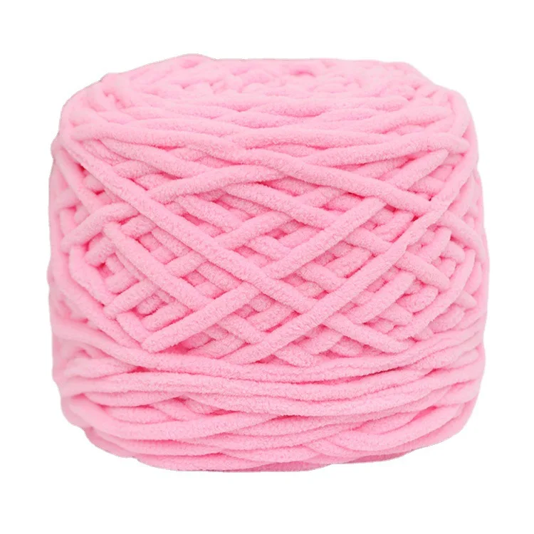 5S 1PLY  hand knitting for knitting and DIY Chenille ice bars yarn
