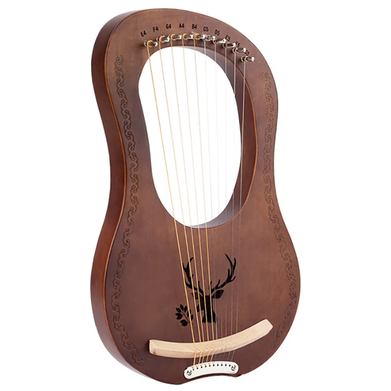 
Wooden Mini Harp Lyre 10 Strings Other Musical Instrument Hot Sale Products 