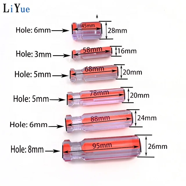Plastic screwdriver handle
