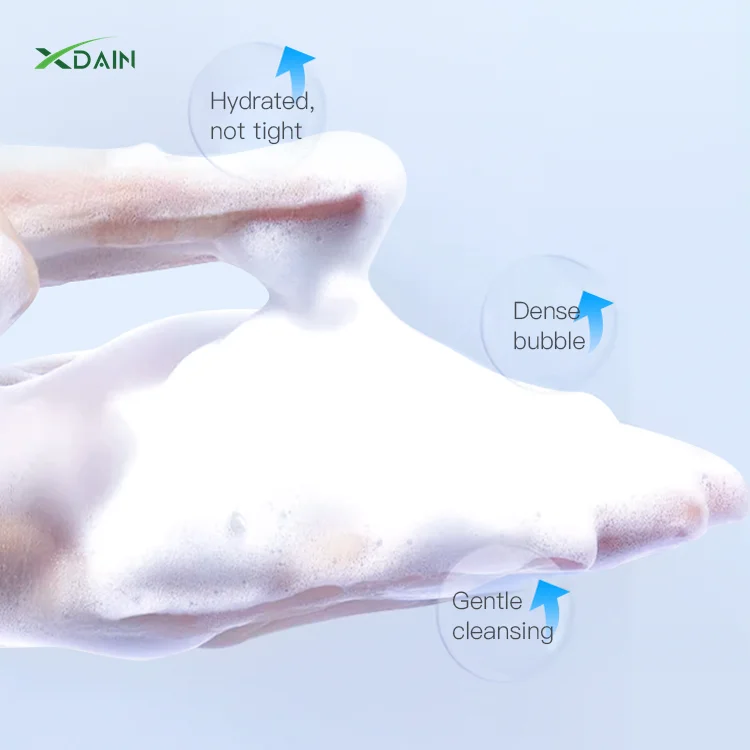 Private Label Korean Skincare Amino Acid Organic Oil Control Hydrating Deep Cleansing Pimple Cleaner Face Wash Facial Cleanser