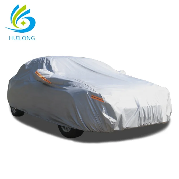 PE aluminium waterproof rain protection car cover