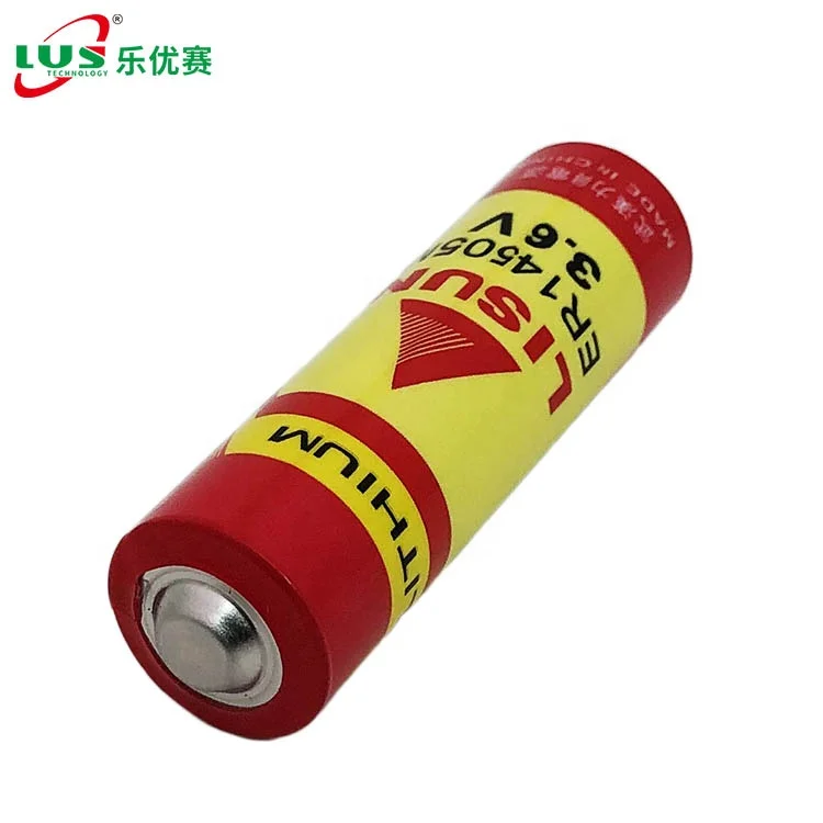 Primary lithium-thionyl chloride(Li-SOCl2) ER14505M Battery Lithium Spiral type 3.6V 2200mAh Li-SOCl2 cell