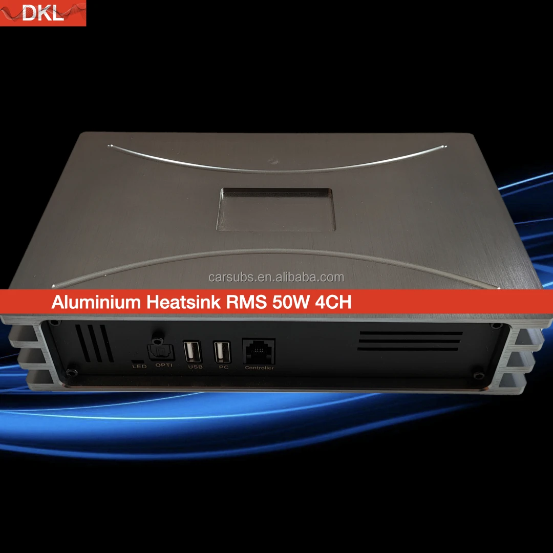 With Remote Car Stereo DSP amplifier 4 in 4 out 8 RCA out with 31 EQ band Andrond APP Class AB Car DSP amplifier