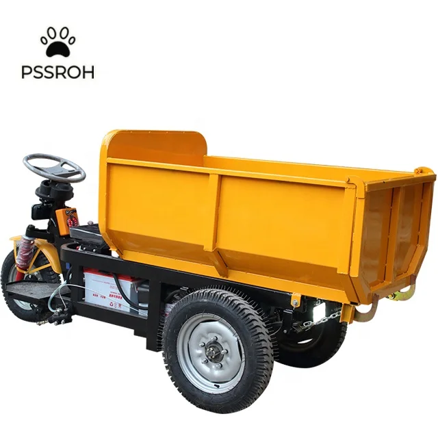 LK135 electric tricycle mini dumper/mining electric tricycle for cargo/battery operated mini dumper for sale