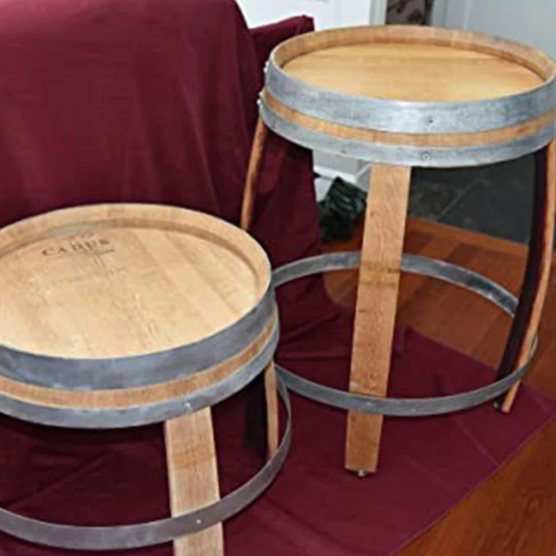Oak barrel furniture wooden wine barrel table whiskey furniture