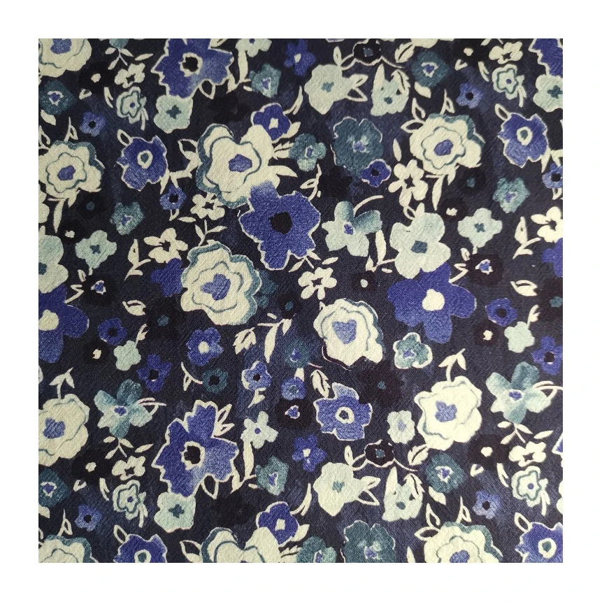 Superior Quality High Weight 100%cotton sand washed  Crepe fabric for Women Dress