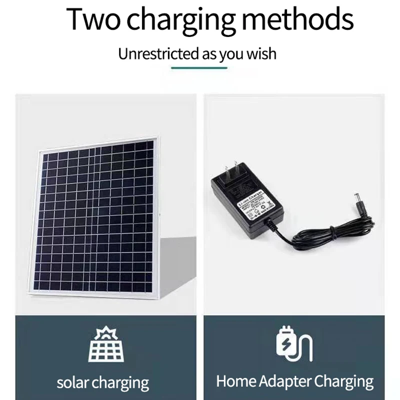 LIGHTSINCERE 12 inch solar home fans wih light and radio solar fan dc walt heater