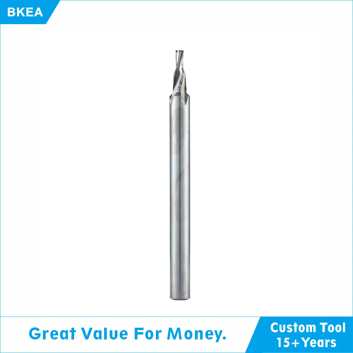 BKEA Customized tungsten carbide tools spiral Reamer  for Steel Parts CNC Lathe Straight Shank chamber reamer valve seat reamer