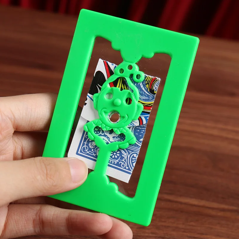 Penetration Frame Pencil Through Card and Frame classic penthrough paper Tricks Magician Close Up Gimmick Props Mentalism Comedy