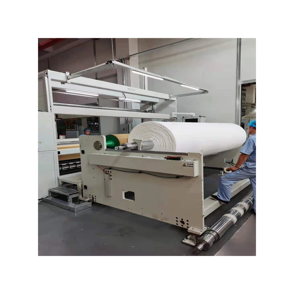 Interlining Fabric Manufacturing Take Up Wire Winding Machines For Nonwoven Cloth