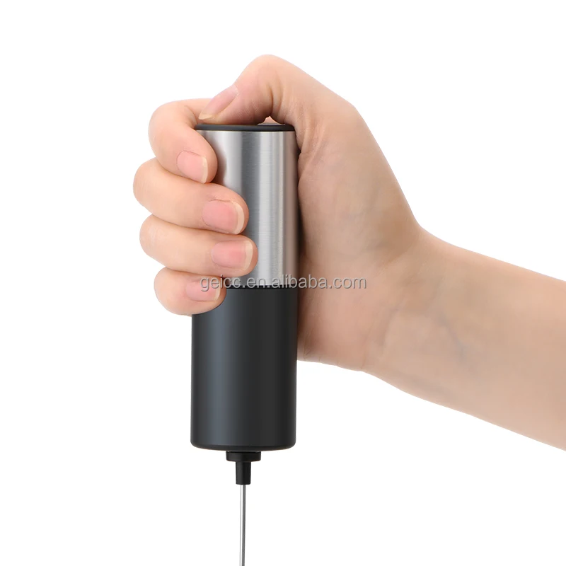 Cost-effective Brand New Stainless Steel Battery Powered Electric Automatic Milk Frother Handheld Foam Maker For Lattes