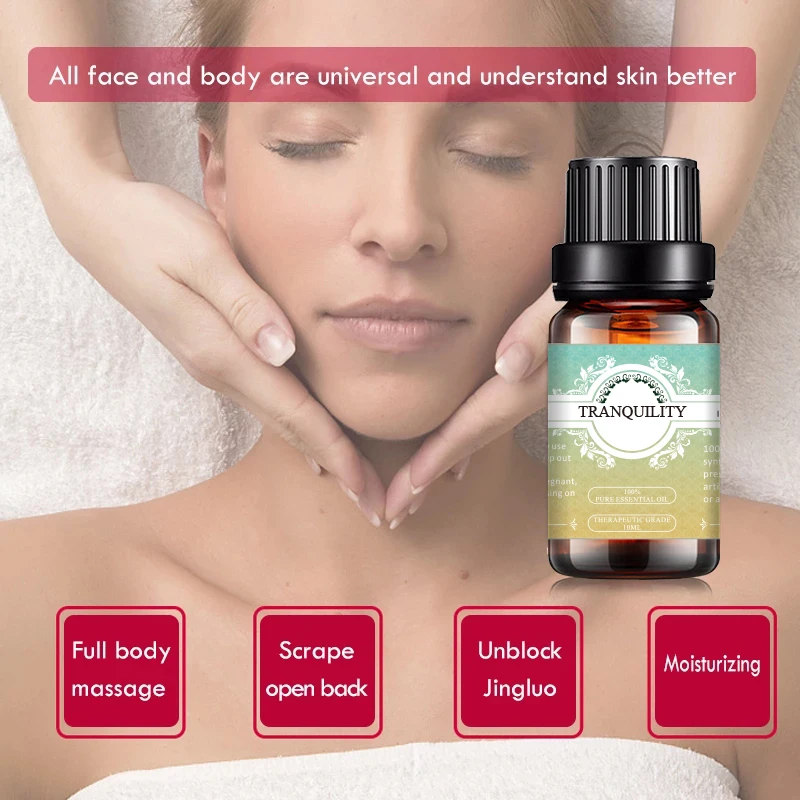 natural spa massage aroma diffuser Tranquility calm aromatherapy blend essential oil roller calming oil for anxiety