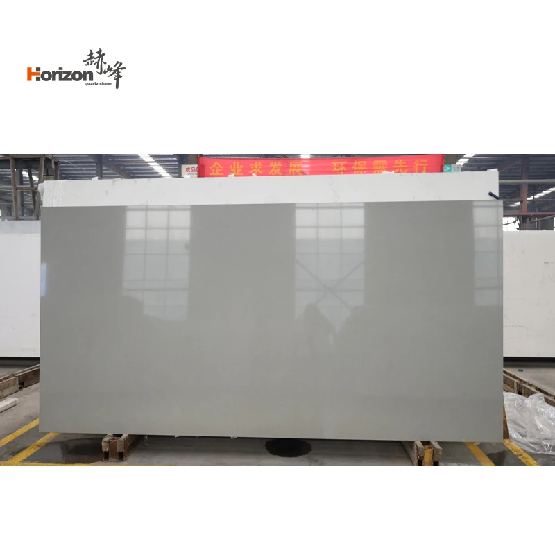 Horizon  quartz slab artificial quartz stone grey calacatta quartz stone for kitchen countertop