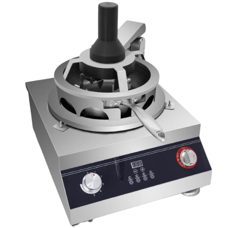 In stock low MOQ Natural gas version electric rice machine commercial robot chef automatic stir-fry machine Bibimbap machine