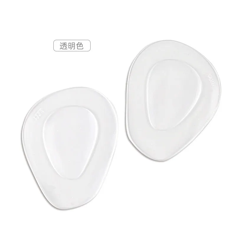 Custom Logo Forefoot Pad Invisible Reusable Cushion Ball Of Foot Pads Silicone Gel Metatarsal Pad