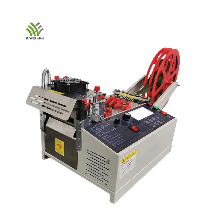 Upgraded Automatic Webbing Cutting machine Hot and Cold Belt Cutting Machine Non woven Fabric Cutter