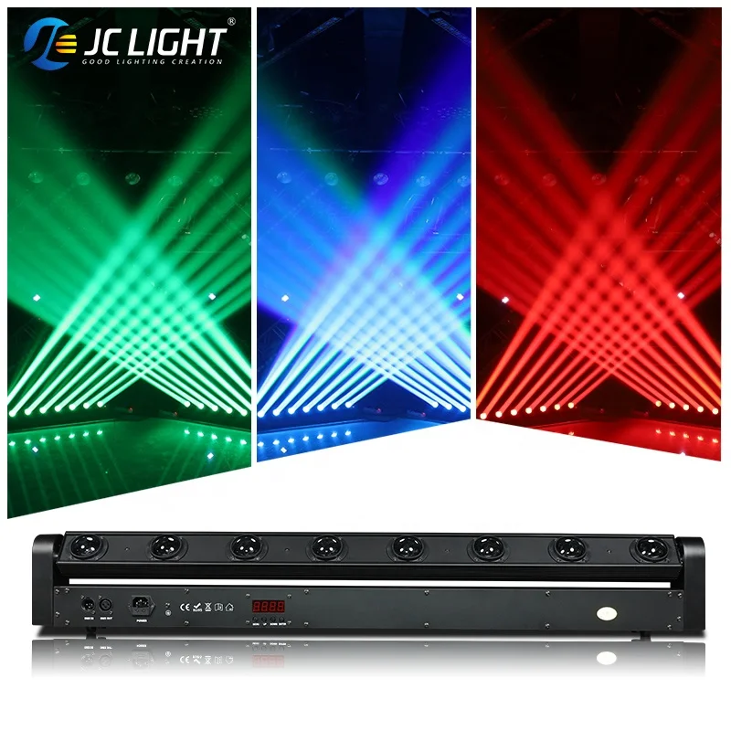 Club Light wall washer 8 Eyes Rgbw Beam Moving Heads Stage Lighting Ktv Disco Led Light Bar