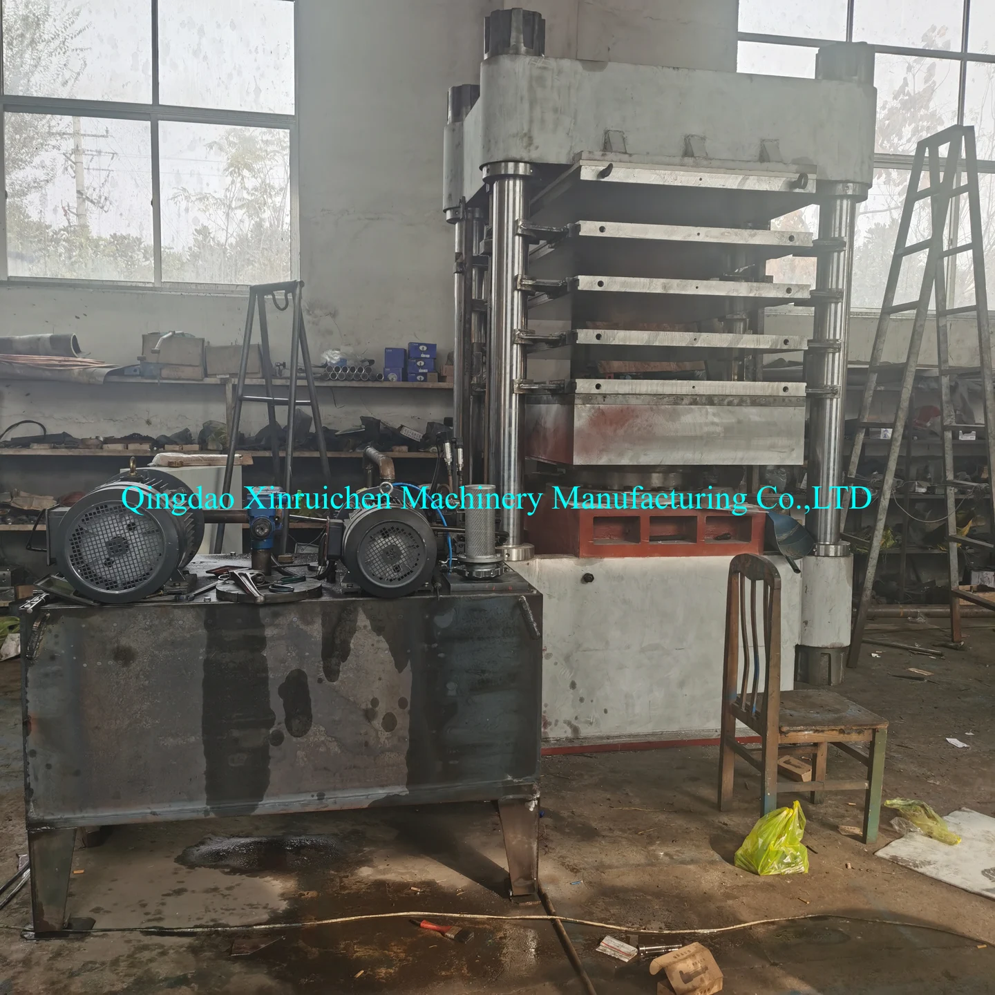 hydraulic press rubber plate vulcanizer EVA foaming sheet making machinery/ eva shoe sole vulcanizer