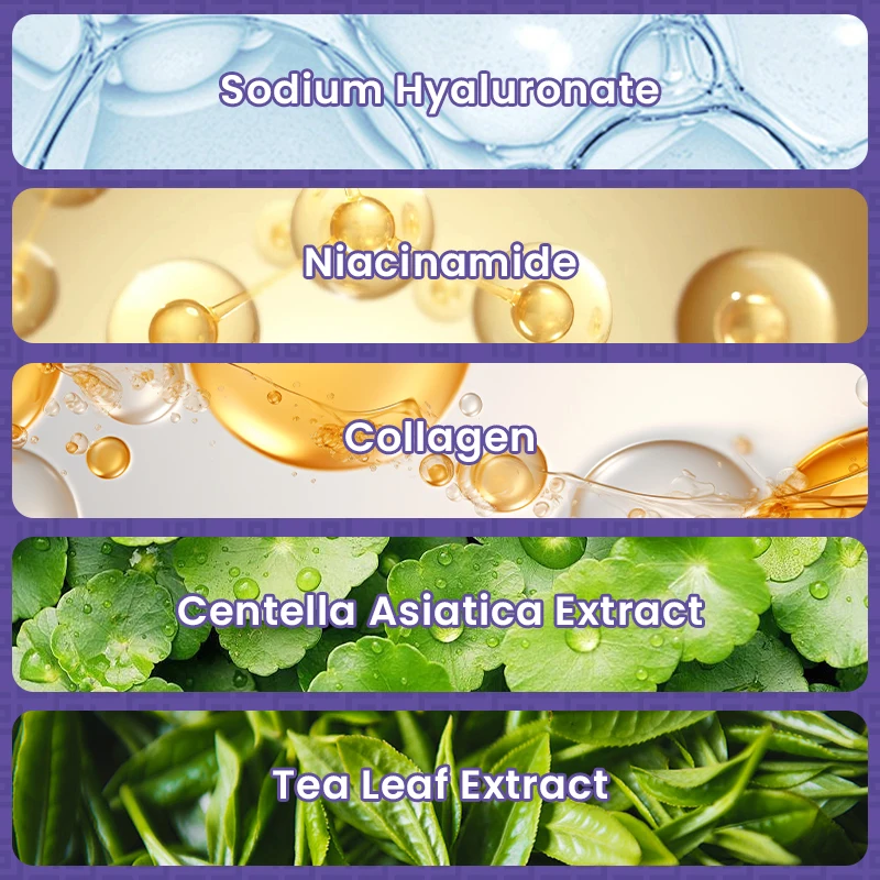 Face Masks Beauty Sheet Paraben-free Anti-aging & Smoothing and Centella & Collagen Anti wrinkle Firming Moisturizing Neck Patch