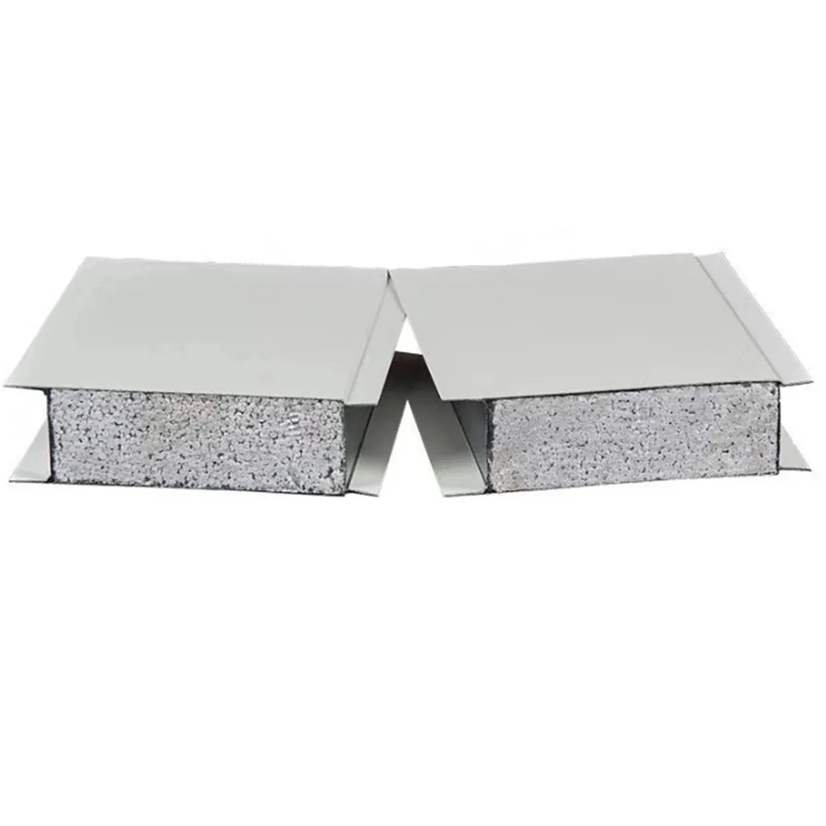 Modern Design Fireproof Waterproof Extruded Building Panel Polystyrene Foam EPS Sandwich Board Metal Rock Wool Core Warehouses