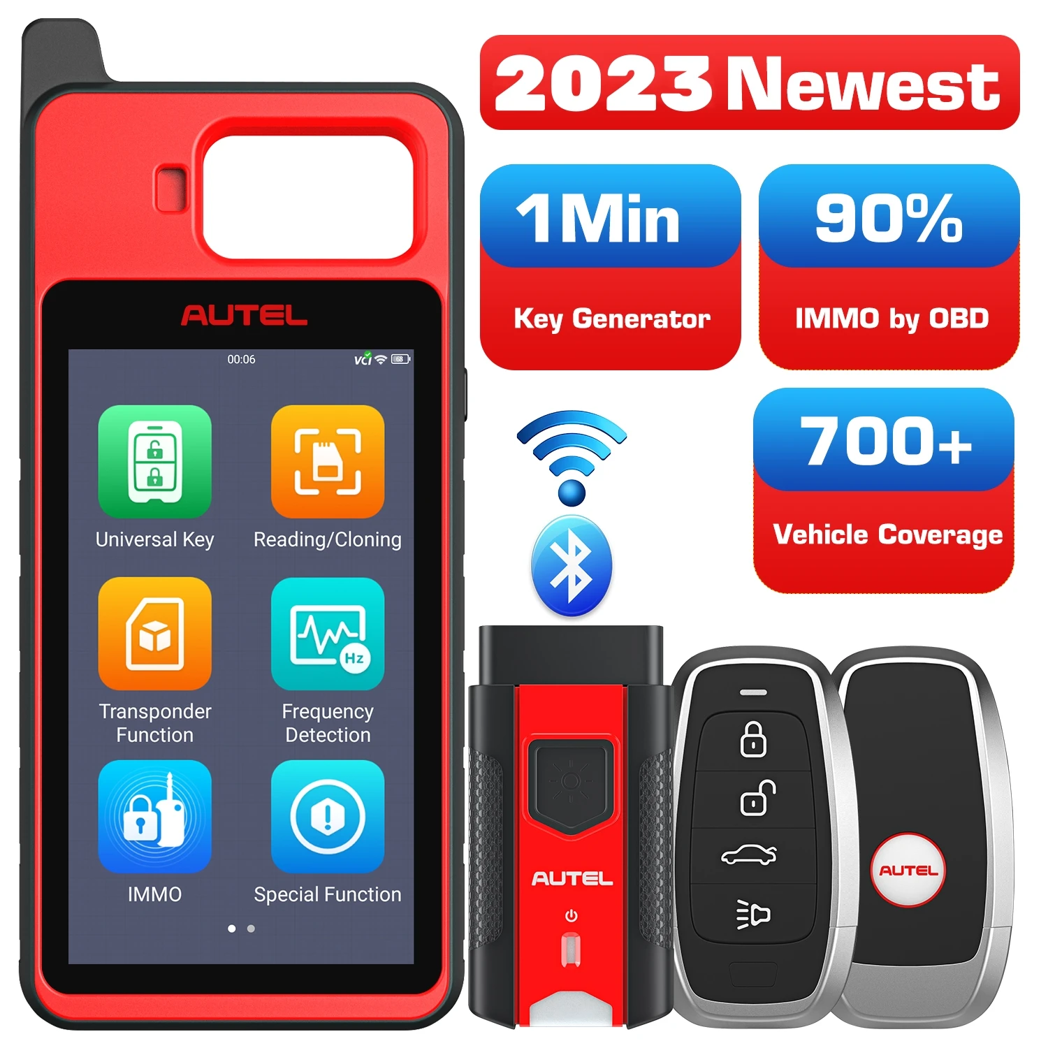 Autel maxim km100 ключ брелок программирующий инструмент все ключи Потерянный иммобилайзер клонирующий генератор