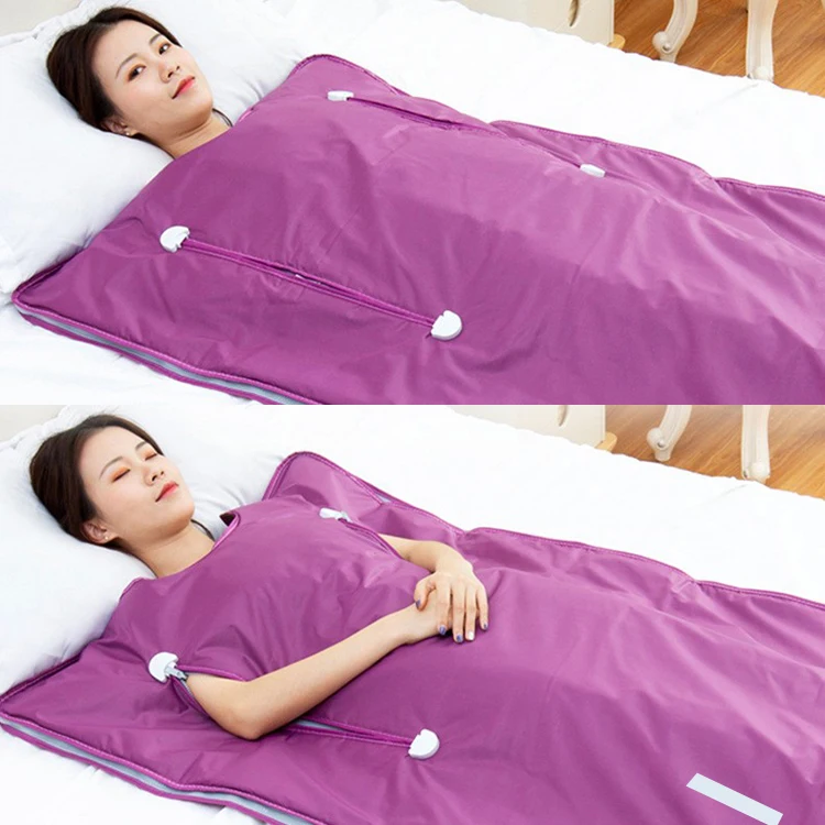 Weight Loss And Detox Slimming Portable Far Infrared Heated Home Spa Red Light Thermal Therapy Sauna Blanket