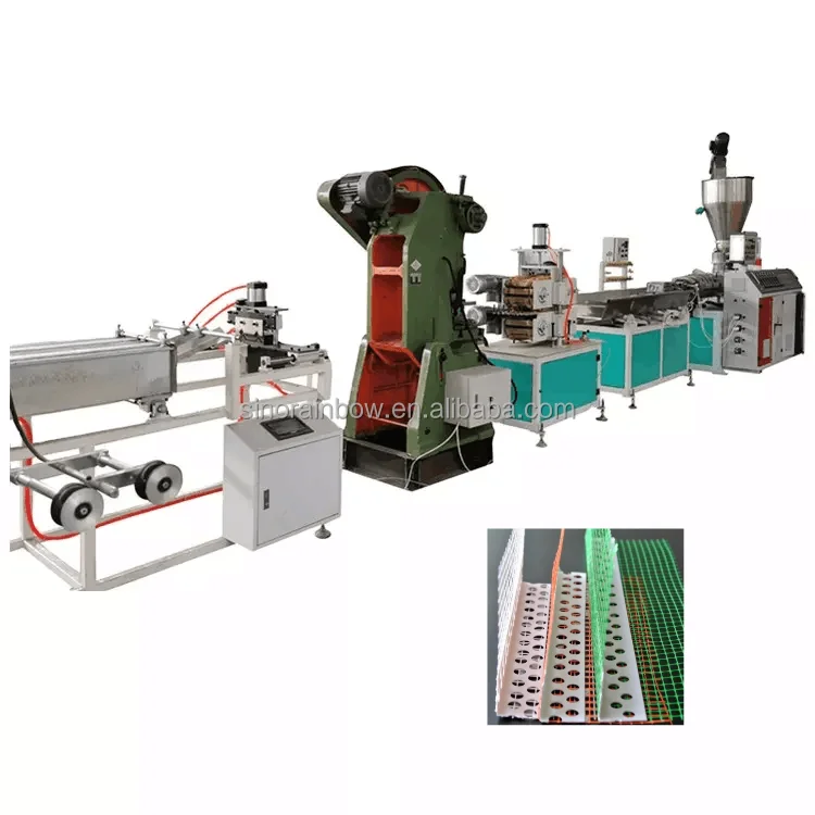 High Efficiency Plastic Bead Corner Extrusion Line PVC PE PC Corner Bead Making Machine