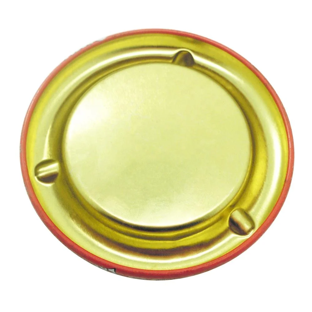 Factory sale custom round tin ashtray