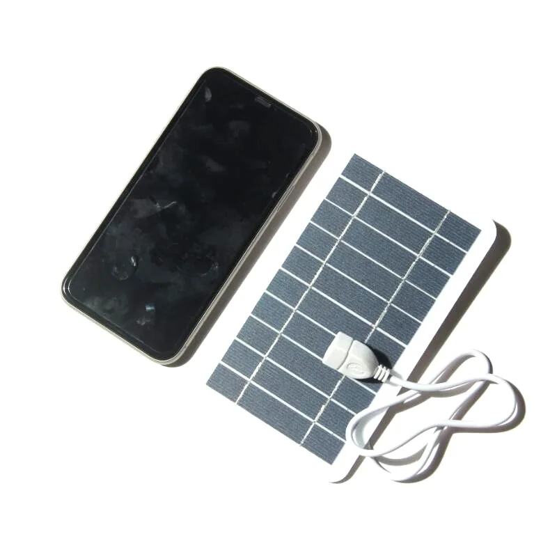 2W 5V 5W 15W solar charging panel Solar outdoor mobile phone charger