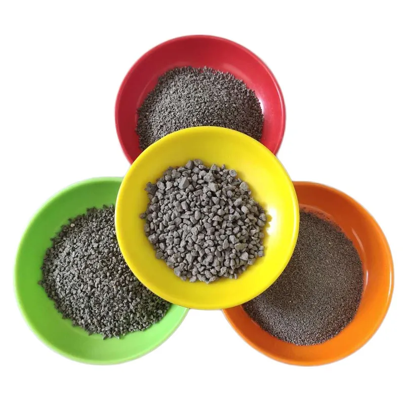 Industrial grade silicon emery sand wear-resistant floor material High quality corundum sand black & gray