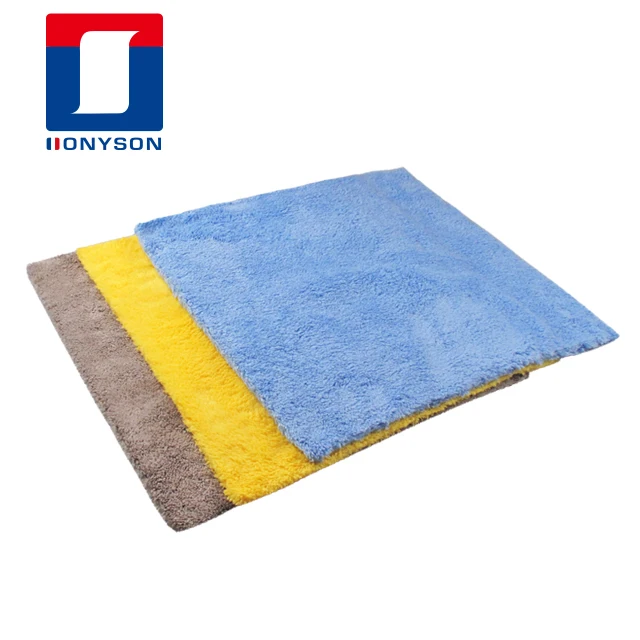 Korean Crazy Microfiber Car Buffing Towel 450GSM Plush Coral Polishing Cloth Super Cleaning Detailing Towels