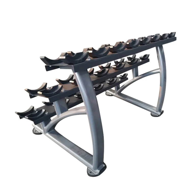 Gym Equipment Aerobics Fitness 3 TIER DUMBBELL rack  Set Storage Rack