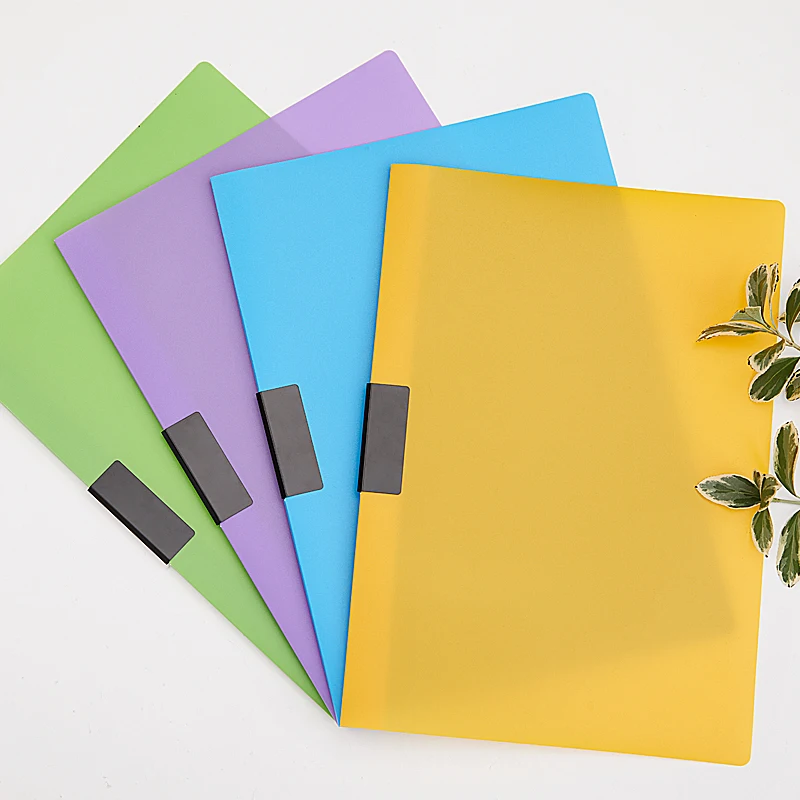 
customized design hot selling A4 PP plastic spring clip 